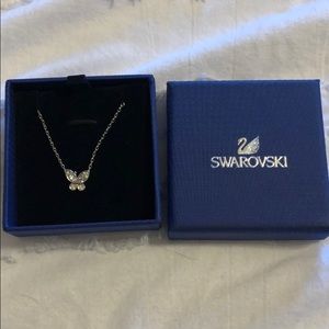 Brand new Swarovski butterfly necklace